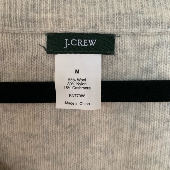 💲SOLD💲J Crew Wool Cashmere Valerie Bow Cardigan - Picture 2 of 4